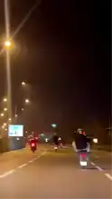 Bursa'da Tehlikeli Motosiklet Gösterisi!