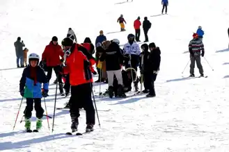 Erzincan Ergan'da Sömestir Kayak Yoğunluğu!