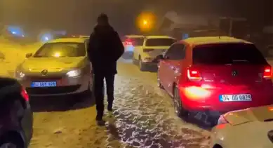 Kartepe Kayak Merkezi'nde Trafik Kâbusu!
