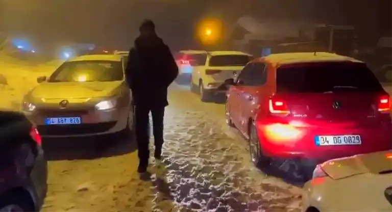 Kartepe Kayak Merkezi'nde Trafik Kâbusu!